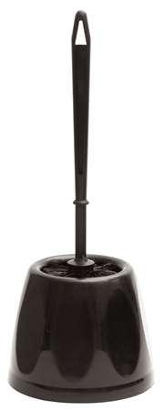 Image de COMBINE WC (BALAYETTE ET SUPPORT) PLASTIQUE NOIR