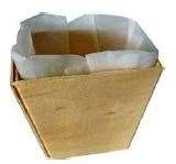 Image de BARQUETTE BOIS CARREE 50/50/45+PAPIER CUISSON x25