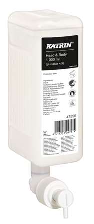 Image de SAVON LIQUIDE CORPS ET CHEVEUX CARTOUCHE DE 1L