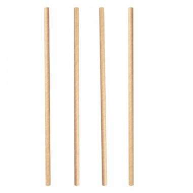 Image de PAILLE PAPIER NATUREL 21 CM SACHET DE 250