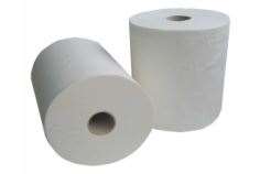 Image de ESSUIE-MAINS ROULEAU 2p BLANC AUTOCUT 110m Ø40cm  COLIS DE 6