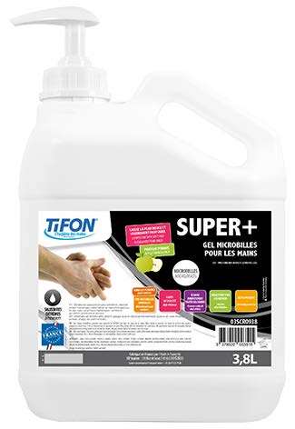 Image de SAVON D'ATELIER TIFON SUPER+ GEL JAUNE MICROBILLES 3.8l