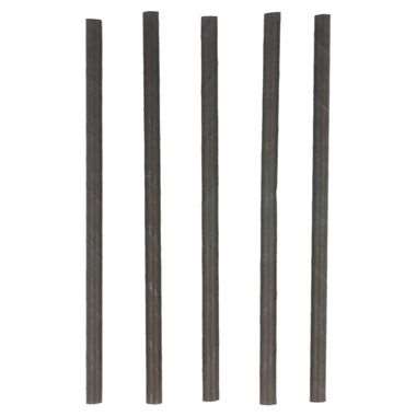 Image de PAILLE COCKTAIL PAPIER NOIR 14cm SACHET DE 250