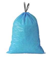 Image de SAC POUBELLE 50L BLEU BD 35µ LIEN COULISSANT COLIS 100