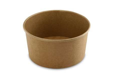 Image de SALADIER ROND KRAFT BRUN 1000cc Ø150 HT76mm COLIS DE 300