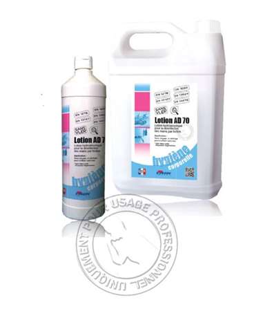 Image de LOTION HYDROALCOOLIQUE AD70 BIDON DE 20L