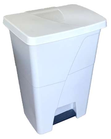 Image de POUBELLE A PEDALE 45L GENTRY BLANCHE