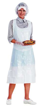 Image de TABLIER JETABLE PEBD BLANC 22µ 120CM COLIS DE 200