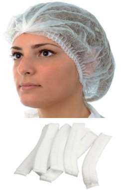 CHARLOTTE CLIP PLP NON TISSE Ø50cm BLANCHE SACHET DE 100
