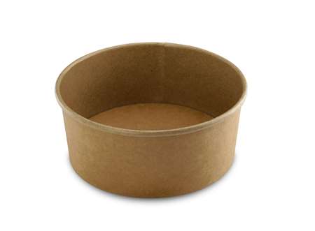 Image de SALADIER ROND KRAFT BRUN 750cc Ø150 HT62mm SACHET DE 50