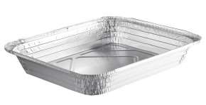 PLAT ALU GN 1/2 3500ml 320x260x60mm BORD DROIT     COLIS 300