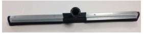 Image de RACLETTE SOL 55cm MOUSSE NOIRE A VIS