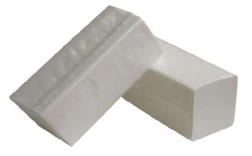 Image de ESSUIE-MAINS PLIE EN W 2p BLANC 22/34cm ECOLABEL   x3750