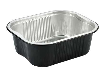 BARQUETTE ALU NOIRE 579ml R2C 148/134/50mm  COLIS DE 600