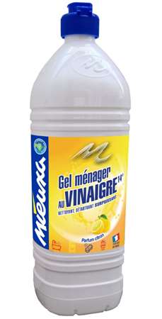Image de VINAIGRE MENAGER 14° GELIFIE CITRON BOUTEILLE DE 1L