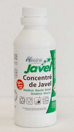 Image de JAVEL 36° CONCENTRE 9.6% CHL ACTIF CRUCHON 250ml COLIS DE 30