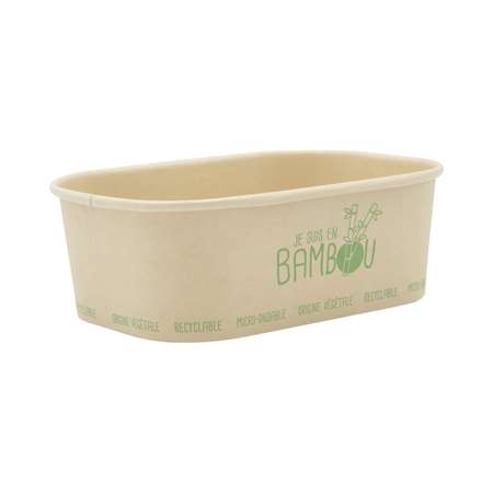 Image de BARQUETTE BAMBOU 750cc 170/120/57mm COLIS DE 300