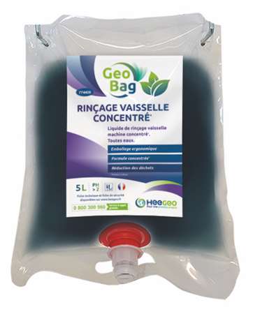 GEOBAG RINCAGE VAISSELLE CONCENTRE ECOLABEL POCHE DE 5L
