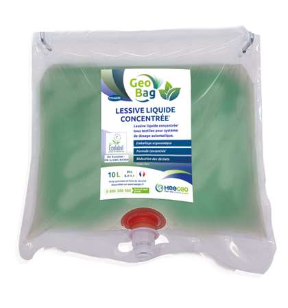 GEOBAG LESSIVE LINGE LIQUIDE CONCENTREE POCHE DE 10L