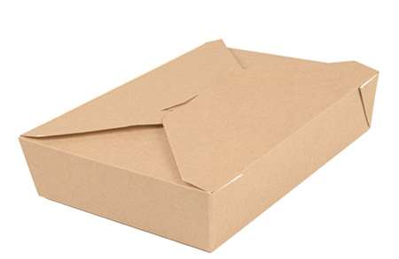 BOITE AMERICAINE 1470ml 19.6/14/4.5 KRAFT BRUN THEPACK   x50