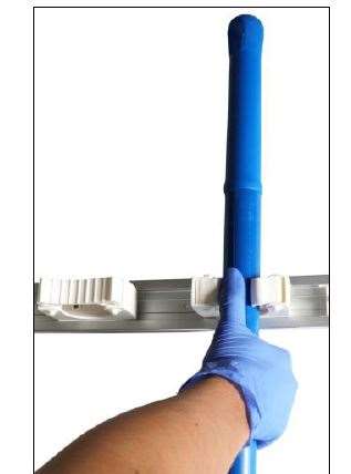 Image de SUPPORT MURAL ALU EQUIPE DE 5 ANNEAUX