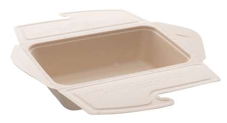 Image de BOITE RECTANGULAIRE PULPE 1000ml 21/15/5cm      COLIS DE 150