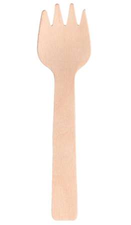 Image de MINI FOURCHETTE-CUILLERE BOIS 10.5CM SACHET DE 100