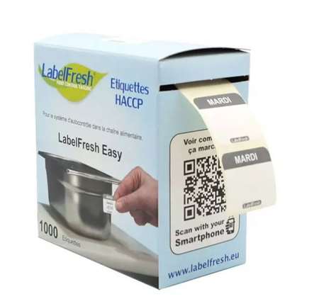 Image de ETIQUETTE LABEL FRESH PRO 30/25 mm MARDI  BOITE DE 1000