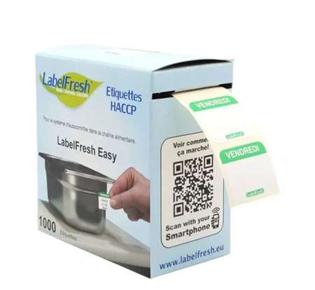 Image de ETIQUETTE LABEL FRESH PRO 30/25 mm VENDREDI   BOITE DE 1000