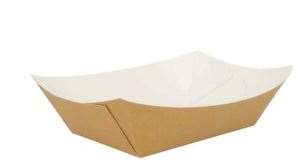 BARQUETTE CARTON 1440g 135/85/62mm KRAFT BRUN  SACHET DE 150