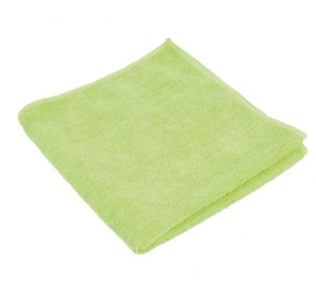 Image de LAVETTE MICROFIBRE 40/40cm MULTI 250g/m² VERTE   PAQUET DE 5