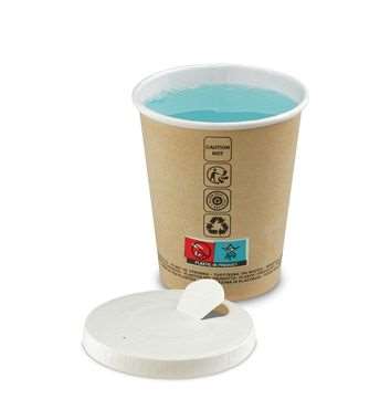 Image de COUVERCLE CARTON BLANC POUR GOB 24 CL SACHET DE 50