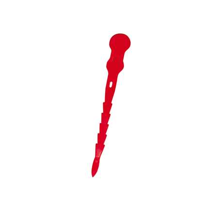 Image de FERMETURE FEROUFAC 30cm ROUGE POUR FILET DE LAVAGE