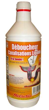 Image de DEBOUCHEUR A LA SOUDE BOUTEILLE DE 1L