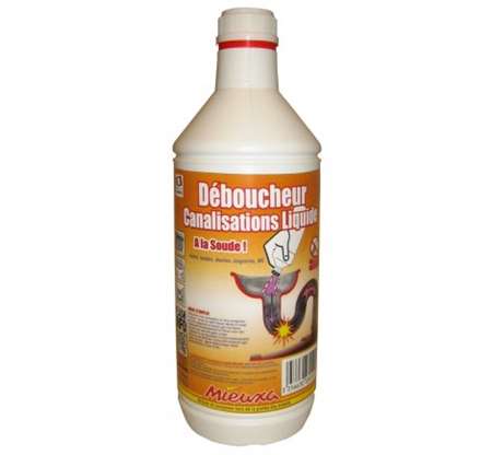 Image de DEBOUCHEUR A LA SOUDE BOUTEILLE DE 1L