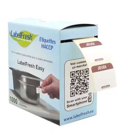 Image de ETIQUETTE LABEL FRESH PRO 30/25 mm JEUDI   BOITE DE 1000