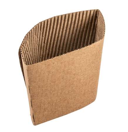 Image de BAGUE DE PROTECTION KRAFT POUR GOBELET 350ml   COLIS DE 1000