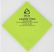 Image de LAVETTE VITRE VERTE 40/40 EN POLYESTER RECYCLE SACHET DE 5
