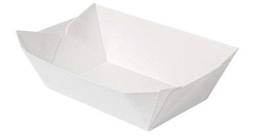 BARQUETTE CARTON 480g 60/100/50mm KRAFT BLANC  SACHET DE 200