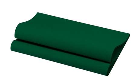 Image de SERVIETTE BIO DUNISOFT 40/40 VERT FONCE SACHET DE 60