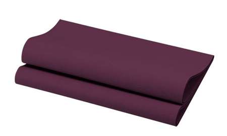 Image de SERVIETTE BIO DUNISOFT 40/40 PRUNE COLIS DE 360