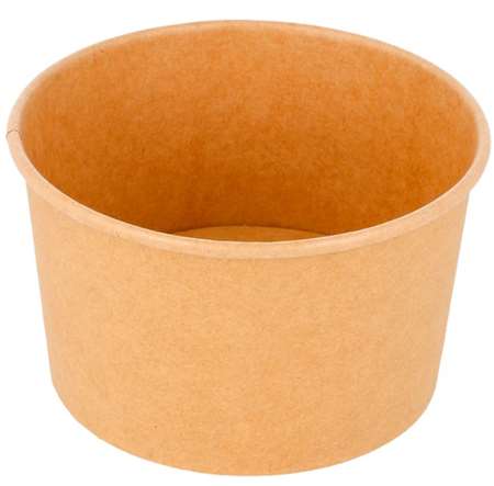 Image de POT A GLACE 240ml CARTON BRUN Ø8.7cm Ht 5.5cm  COLIS DE 2000