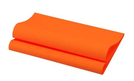 Image de SERVIETTE BIO DUNISOFT 40/40 SUN ORANGE SACHET DE 60
