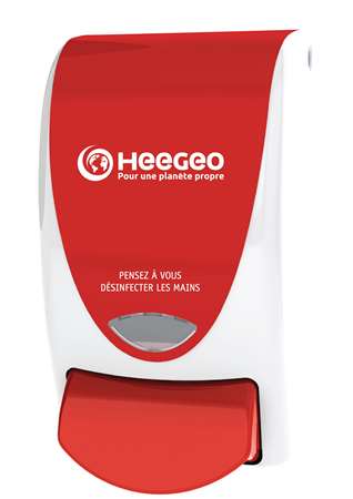 Image de DISTRIBUTEUR DE SAVON MOUSSE NOVAS 1000 DESINFECTION ROUGE