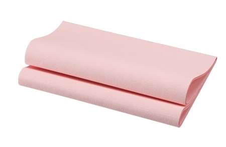 Image de SERVIETTE BIO DUNISOFT 40/40 ROSE TENDRE SACHET DE 60
