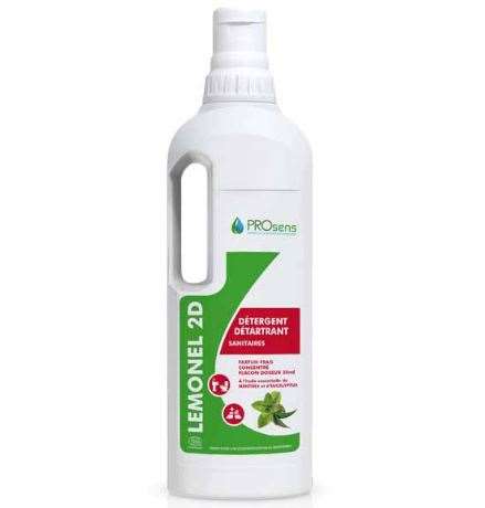 Image de LEMONEL 2D MENTHE DETERGENT DETARTRANT SANITAIRE FLACON 1L