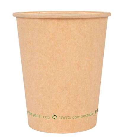 GOBELET CARTON 24cl KRAFT BRUN Ø8/5,6x9,2cm COLIS DE 1000