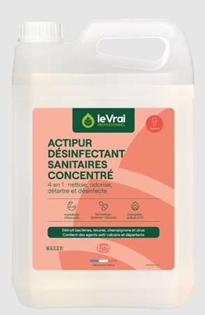 Image de LVP ACTIPUR DESINFECTANT SANITAIRES CONCENTREE  BIDON DE 5L