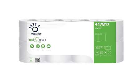 Image de PAPIER TOILETTE 3p ROULEAU 250fts BIOTECH ECOLAB COLIS DE 96