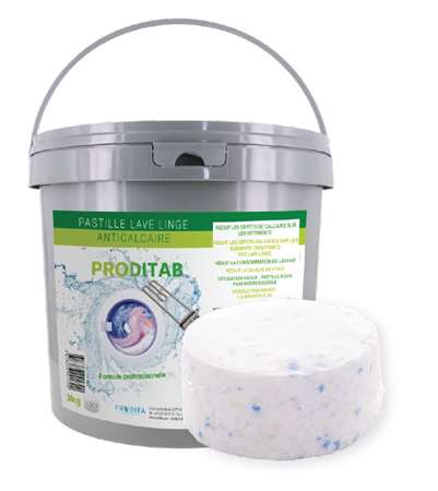 Image de PASTILLE LAVE LINGE ANTICALCAIRE SEAU DE 250